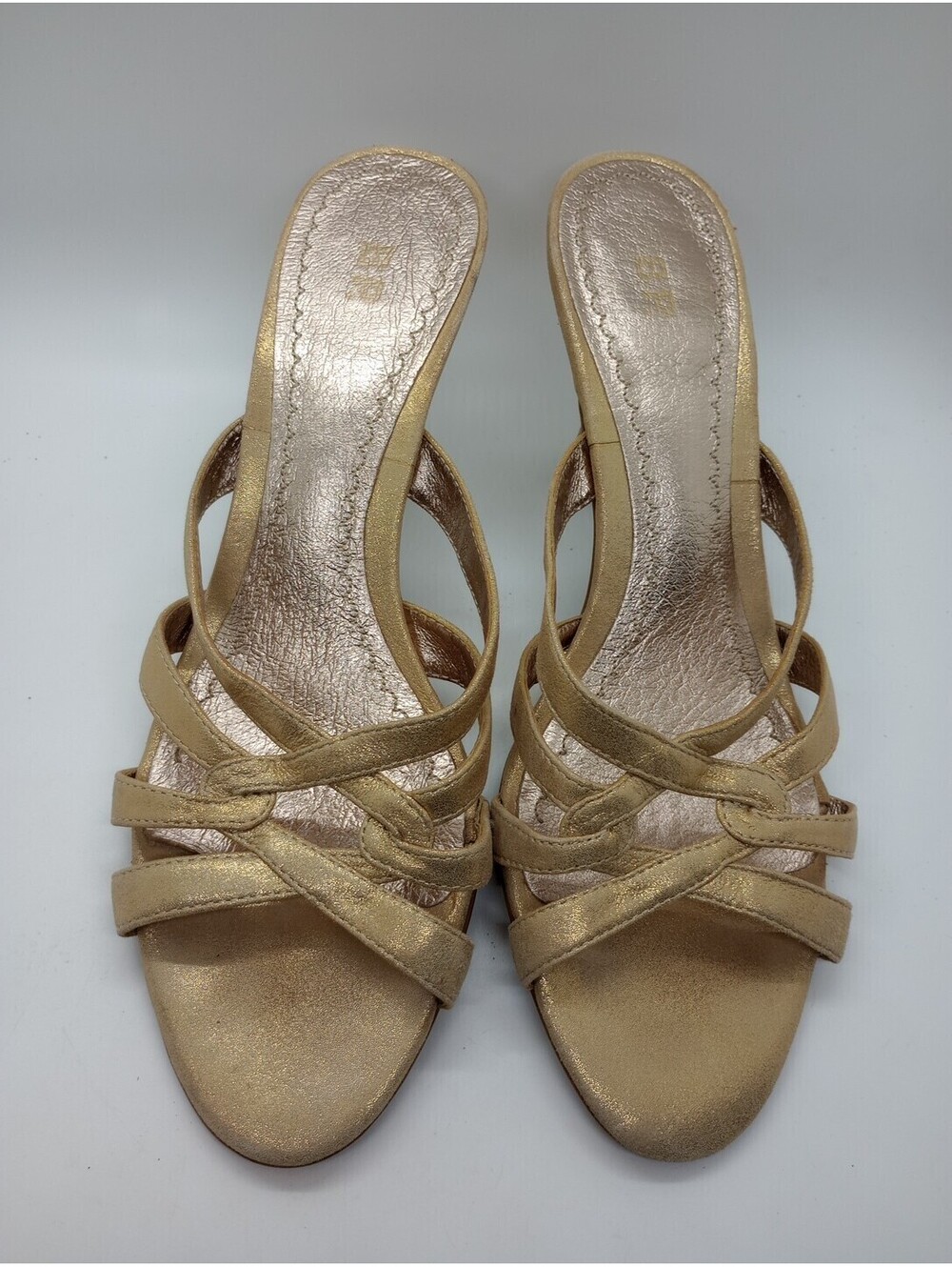 BP Women's Sandals Size 7.5 Gold Slip On 217